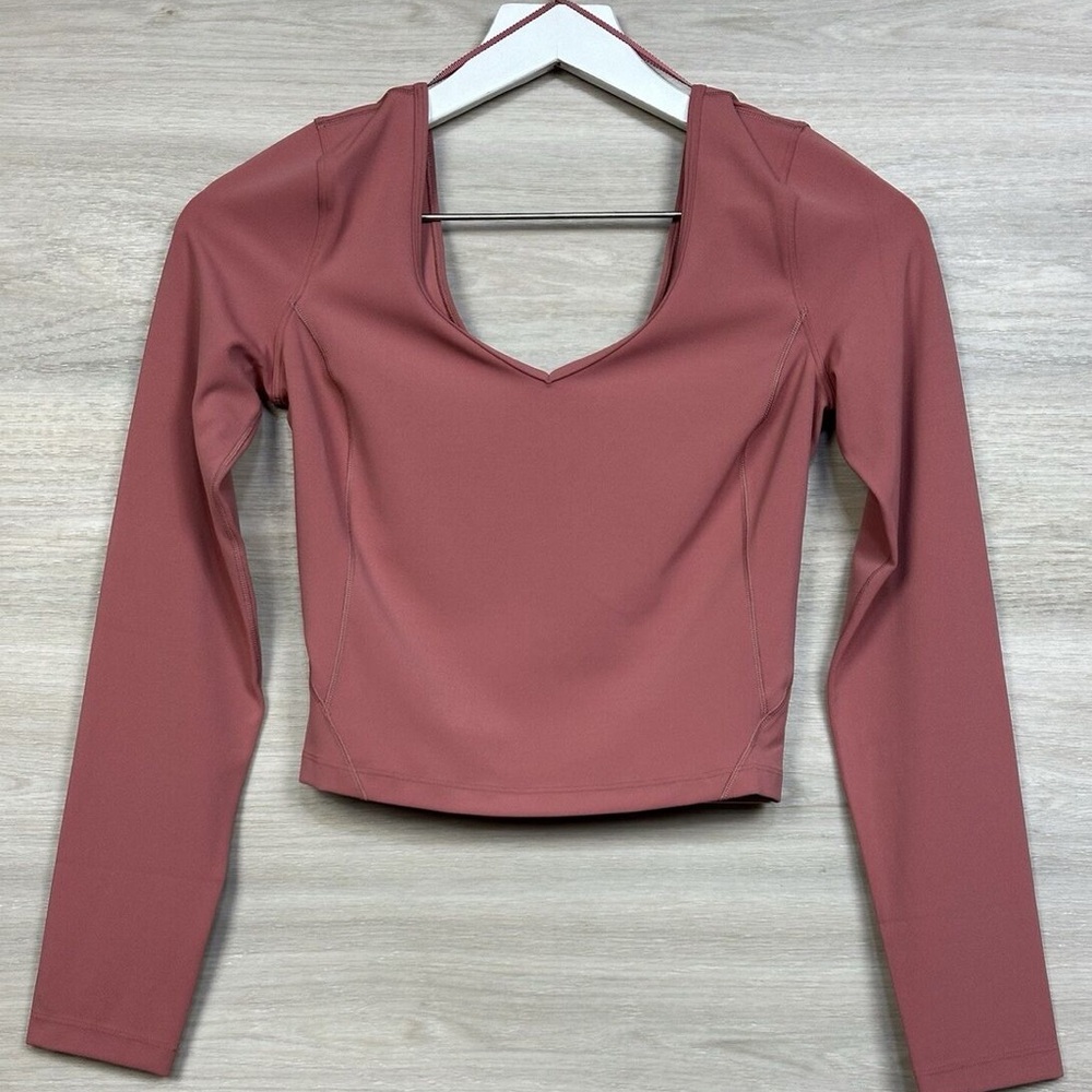 Lululemon Align Long Sleeve Nulu Brier Rose